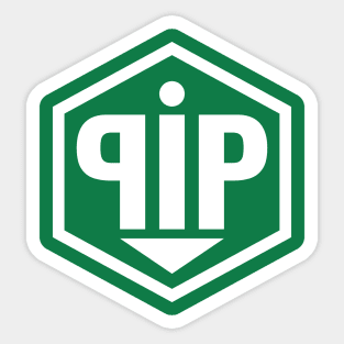 Hexagon pip Sticker